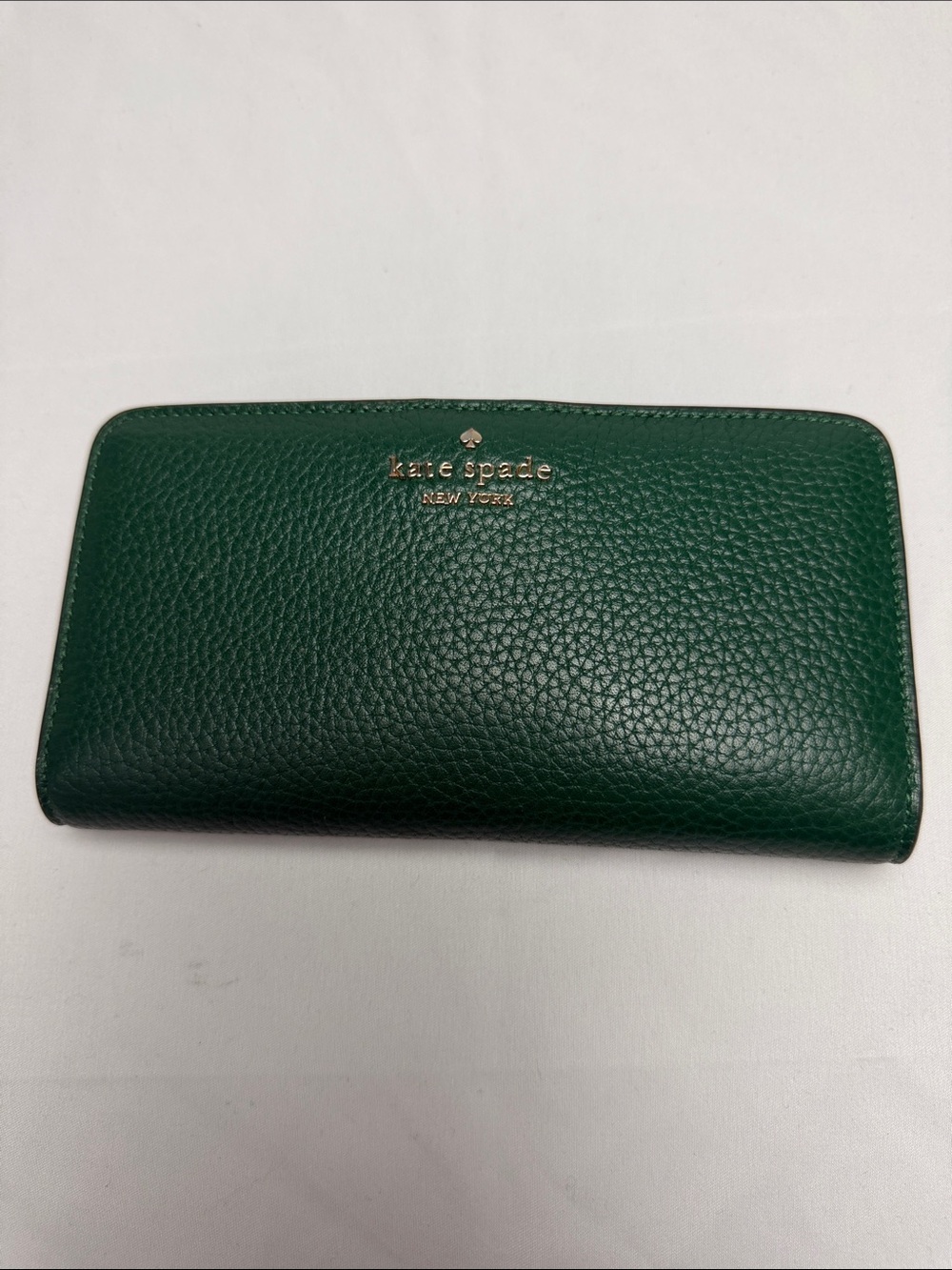 Kate Spade green snap closure wallet